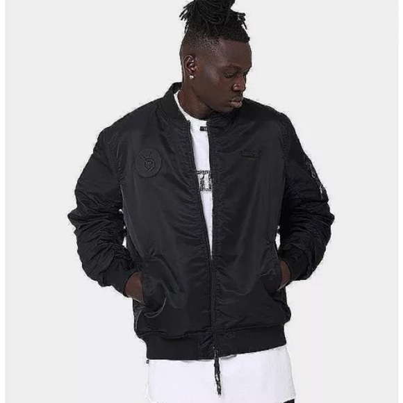 Mens Antidote Oversized Bomber Jacket